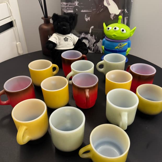 Vintage FireKing Cups