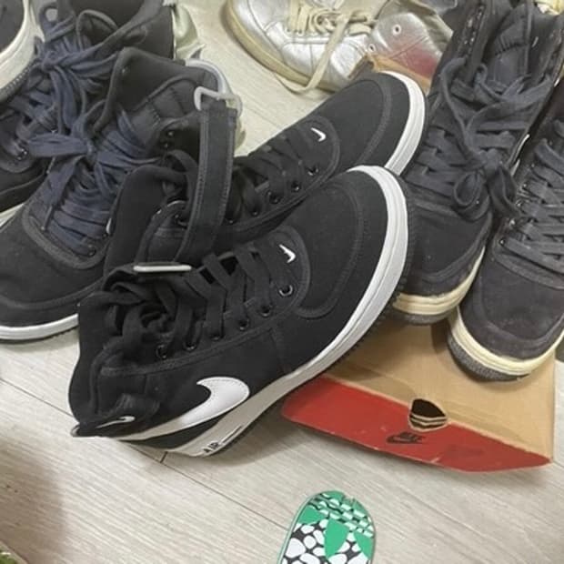 나이키 에어포스 1 미드 캔바스