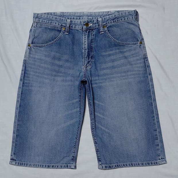 [32] Wrangler 빈티지 데님 하프 팬츠 - 에드윈 라이이센스