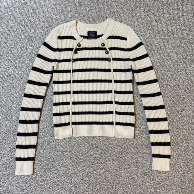 아베크롬비 스트라이프 니트 여성용