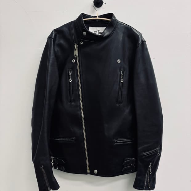 [일본] SOFAR 호스하이드 싱글 라이더 (말가죽) 레더 자켓