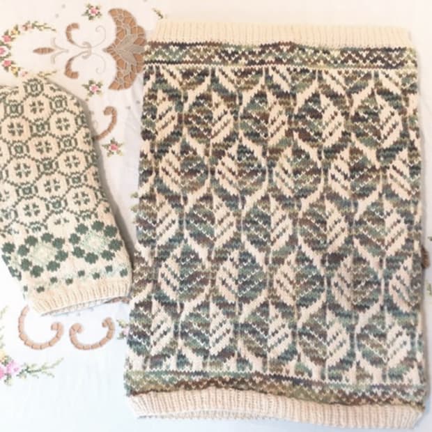 일본 핸드메이드 넥워머