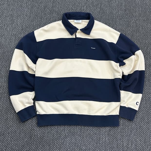 커버낫 스트라이프 럭비 티셔츠