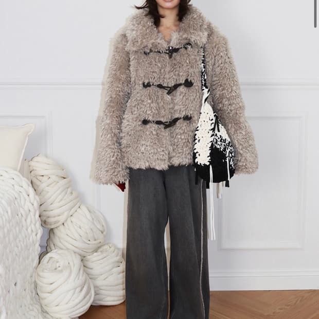 민더리 퍼자켓(택 달린 새상품)