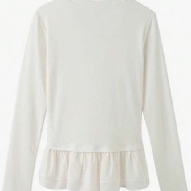 쉬인 레이어드용 프릴 긴팔티