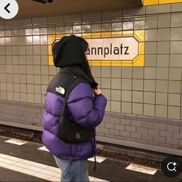 [95] 노스페이스 레트로 눕시 자켓 퍼플