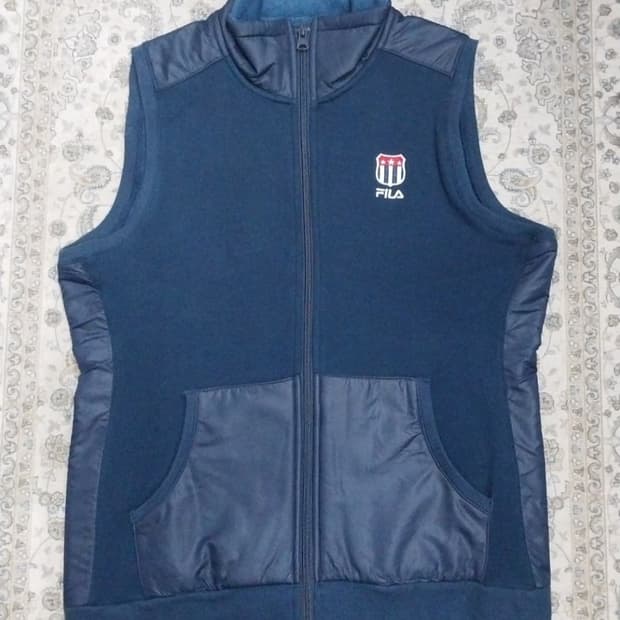 FILA 휠라 골프 플리스 네이비 베스트 L