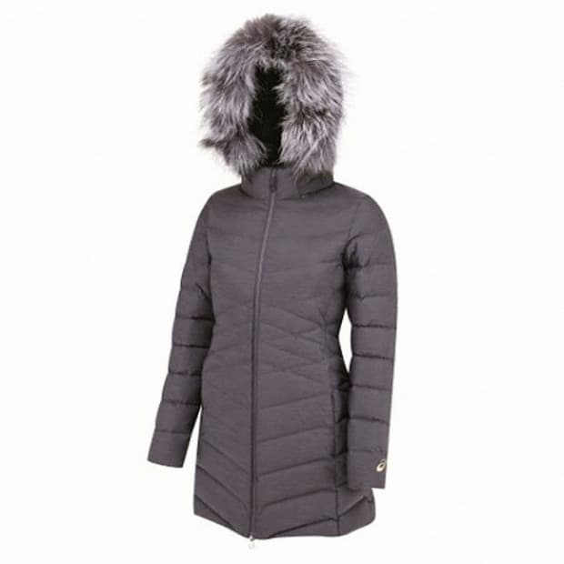 아식스 여성  퍼 슬림핏 공 다운 자켓3