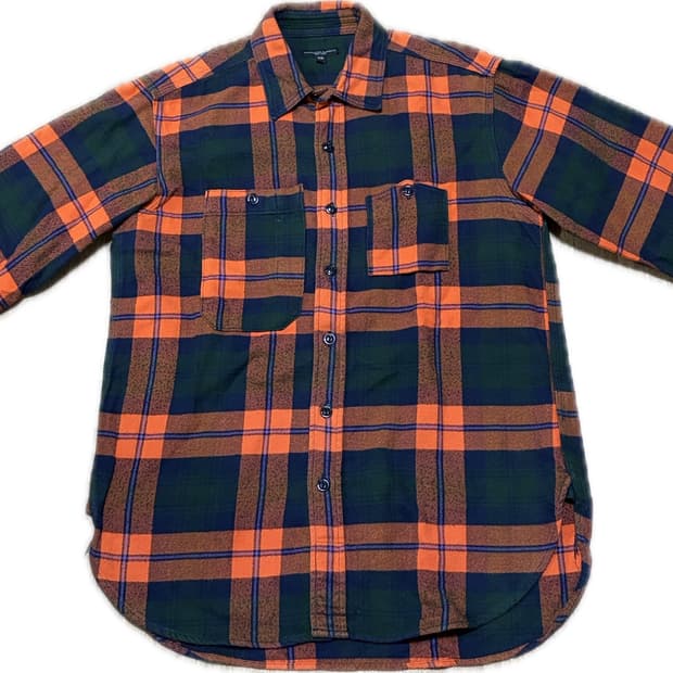 엔지니어드 가먼츠 체크셔츠 XS