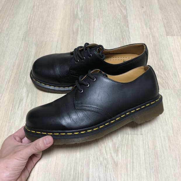 (260) 닥터마틴 Dr.martens 1461 3홀 나파 블랙 부츠