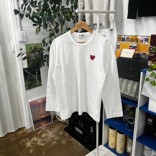 꼼데가르송 롱슬리브 XL