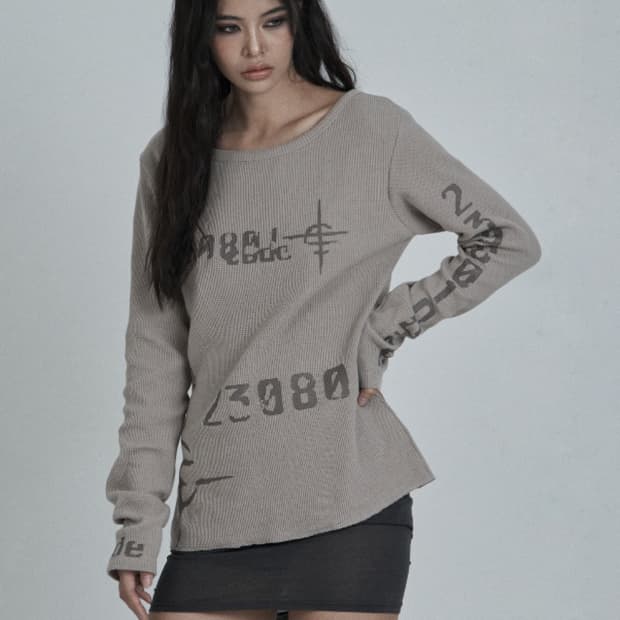 오도어 롱슬리브 relic long sleeve 베이지