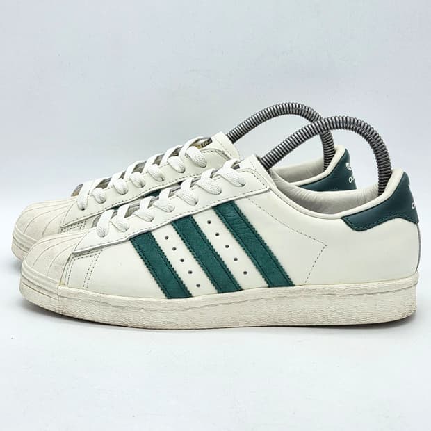 아디다스 슈퍼스타 80s 빈티지 디럭스 흰/초 (245)