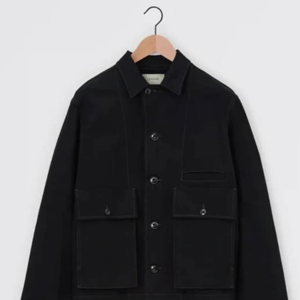 르메르 박시자켓 블랙 xs