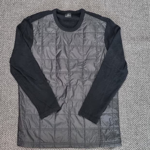 Kolon Sport 니트 퀼팅 믹스탑