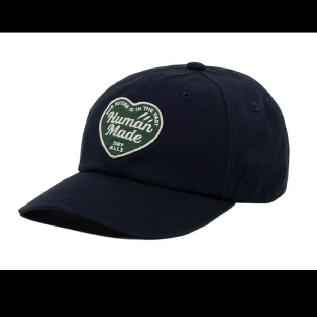 휴먼메이드 6 패널 트윌 캡 네이비 볼캡 모자