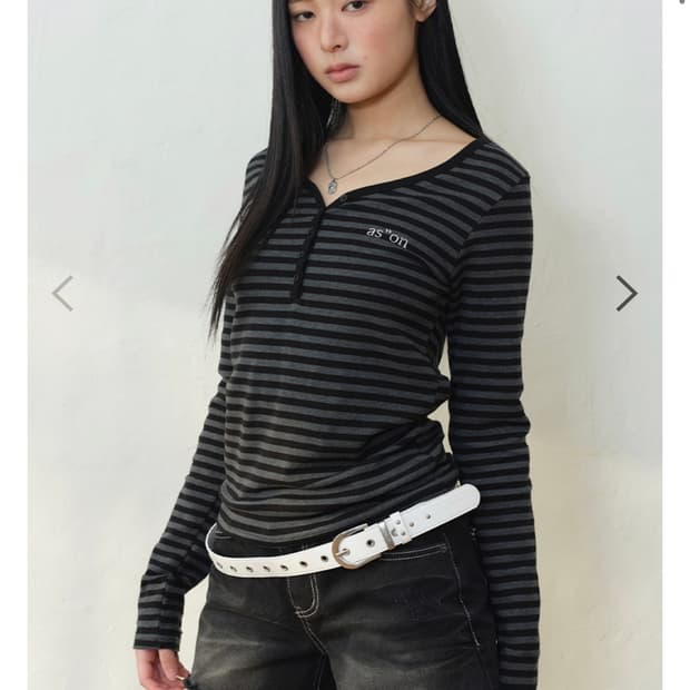 애즈온 버튼티 브라운