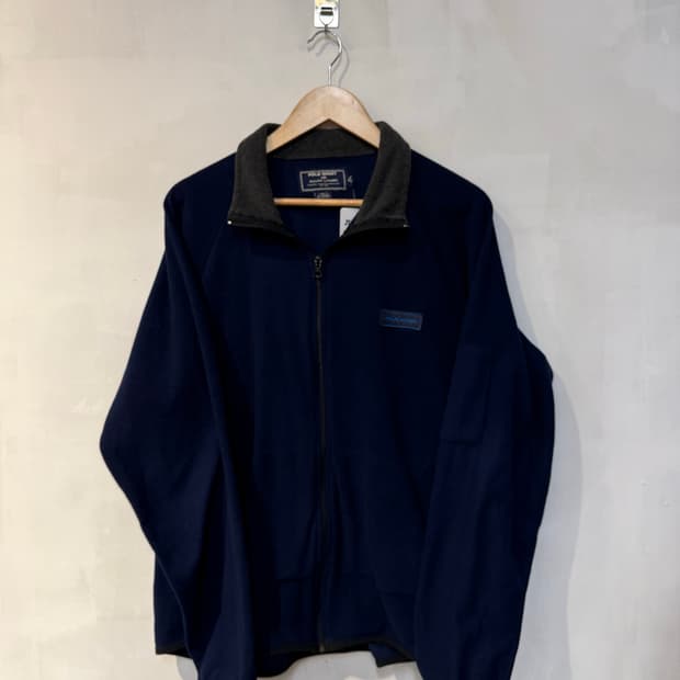 폴로 네이비 플리스 집업