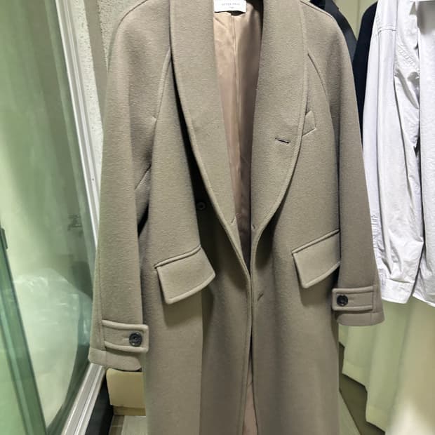 애프터프레이 숄카라 코트 L