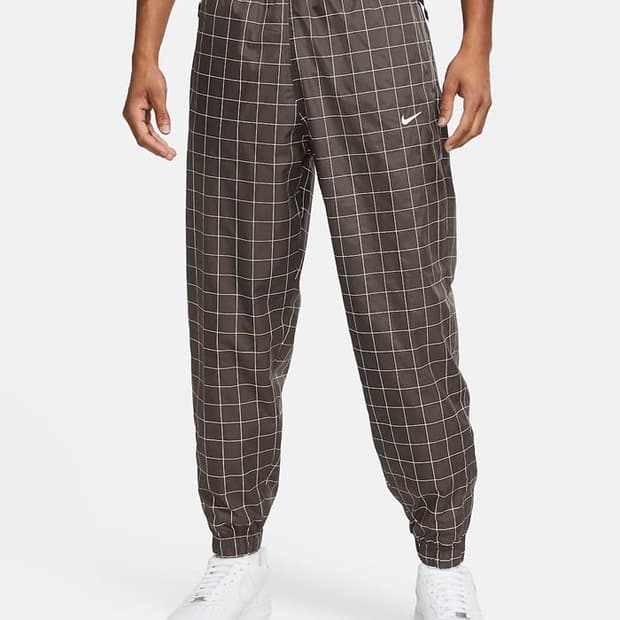 [S] 나이키랩 NRG 플래시 그리드 트랙 팬츠 올리브 그레이