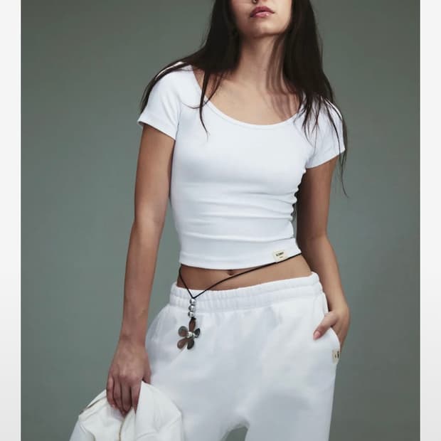 글로니 G CLASSIC RIP TEE/ TANK 화이트