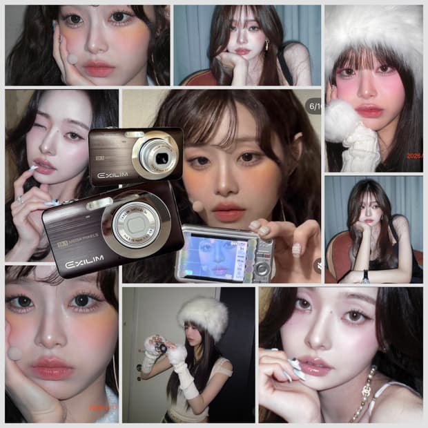 ✨츄 프리지아 픽 풀박셋✨ 카시오 엑슬림 EX-Z85 쵸코 브라운🍫