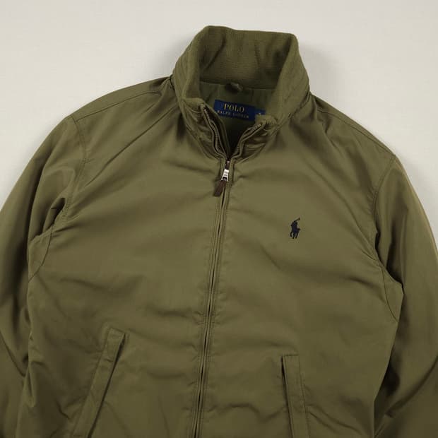 L(100) 폴로 랄프로렌 봄버 점퍼 카키