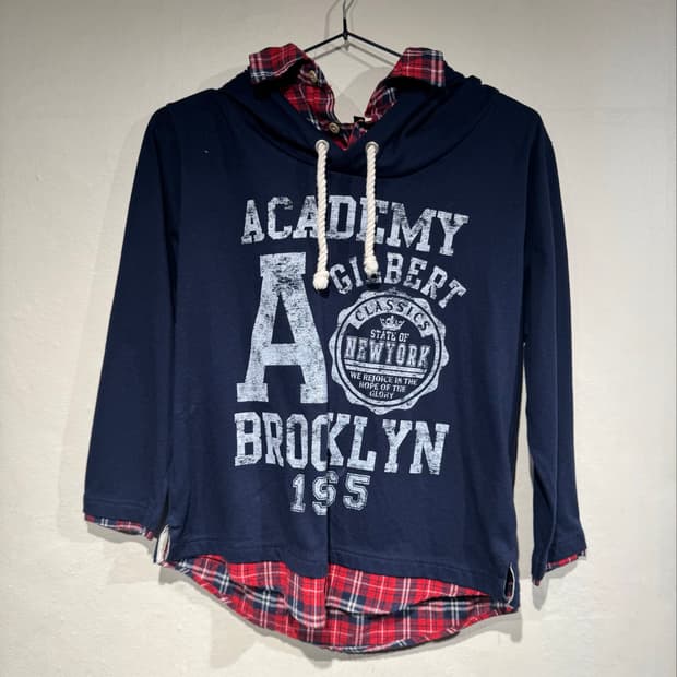 Punk 00s Tartan hoodie  