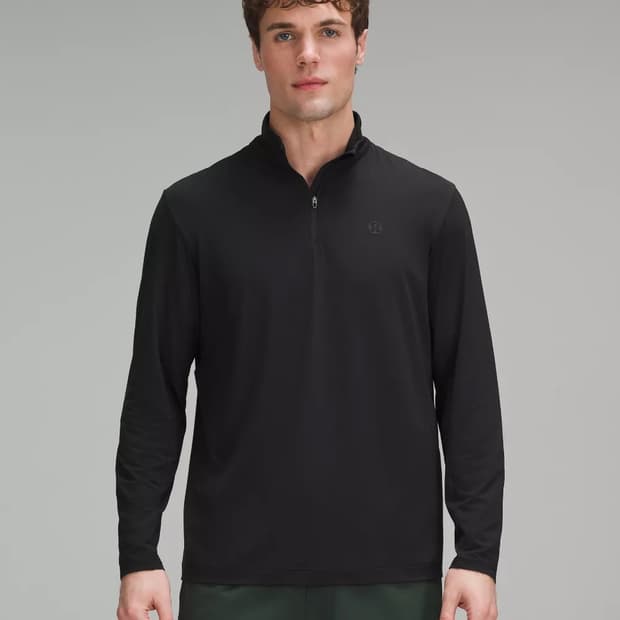 룰루레몬 로고 스포츠 하프집 XS