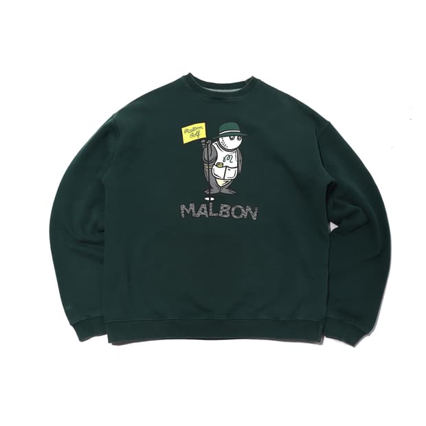 MALBON 프린팅 맨투맨 size M