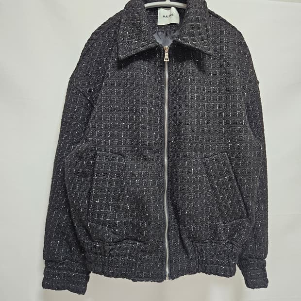 보세 malenkii 트위드 봄버 자켓 F