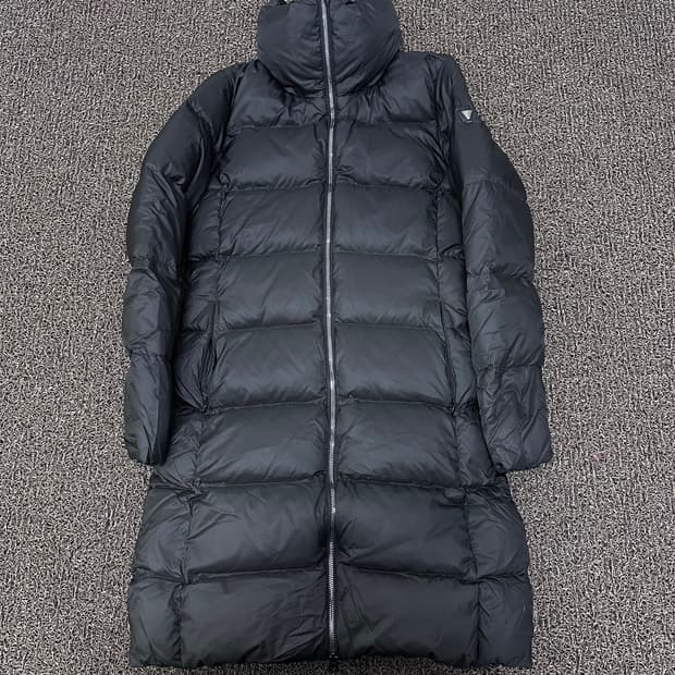 블랙야크 여성 구스다운 롱패딩 블랙 90(S)