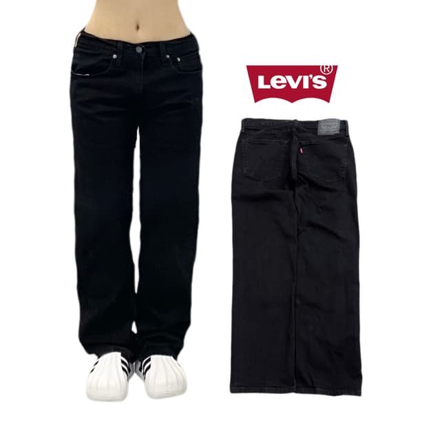 리바이스 559 새깅 스케이터 블랙 데님팬츠