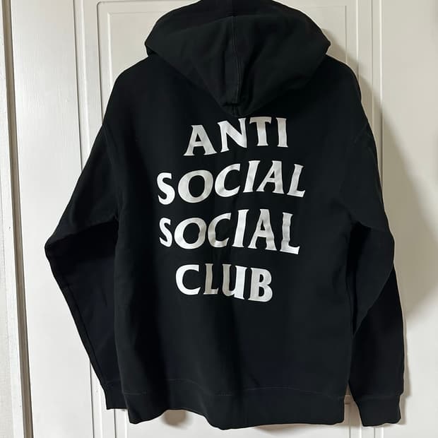 [M] 안티소셜소셜클럽 ASSC 마인드 게임 후드티 블랙