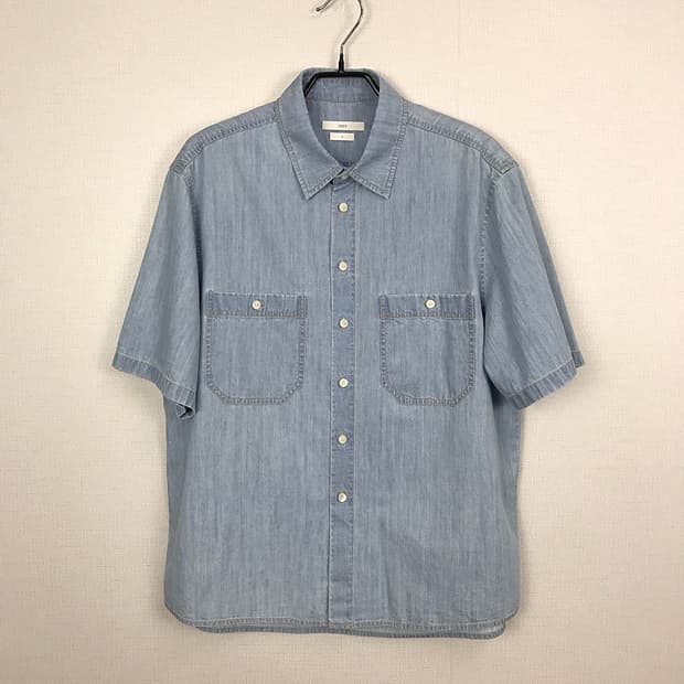 UMER 유메르 반팔 샴브레이 셔츠 여성2