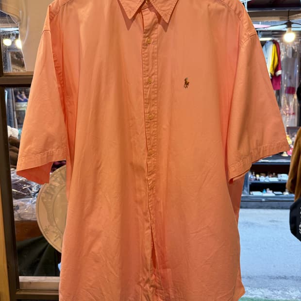 폴로 랄프로렌 멀티포니 핑크 반팔셔츠 2XL