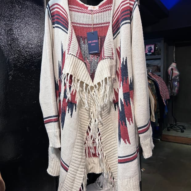 Anap Mimi Ortega Fringe knit Cardigan