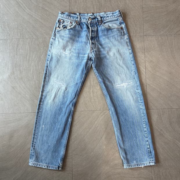 리바이스 정품 501 데님 팬츠 