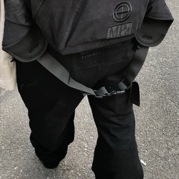 mpa plant pants black L size