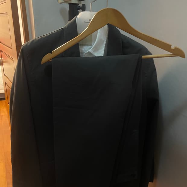 스테디에브리웨어  코튼스포츠자켓 차콜 셋업 상의 하의 같이