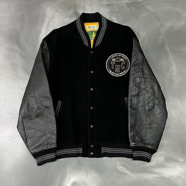  맥호프 레더 바시티 자켓 y14565