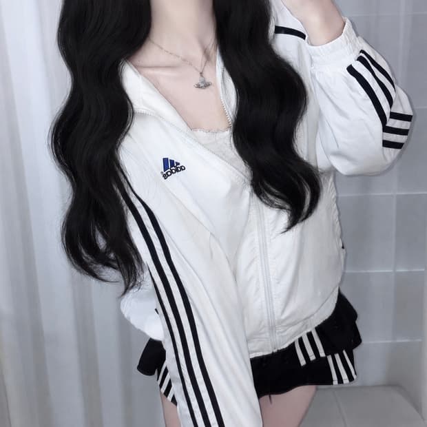 🐰아디다스 우원재님 착용 유니크 데일리 바람막이🤍