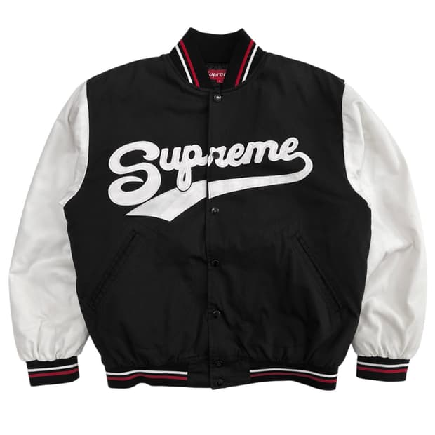 슈프림 퀄팅 바시티자켓 2002