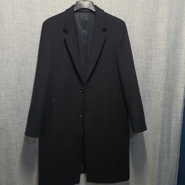 코모도 남성 모직 롱코트 