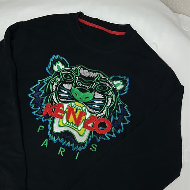 KENZO 겐조 호랑이 자수 맨투맨