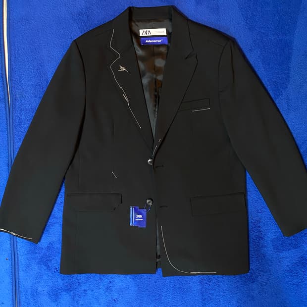 자라 아더에러 Zara x Adererror 블랙 블레이저 L