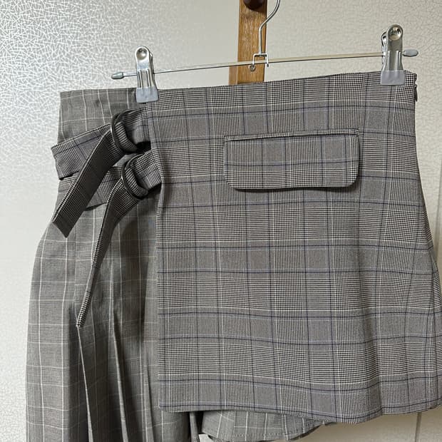 자라 체크스커트 xs