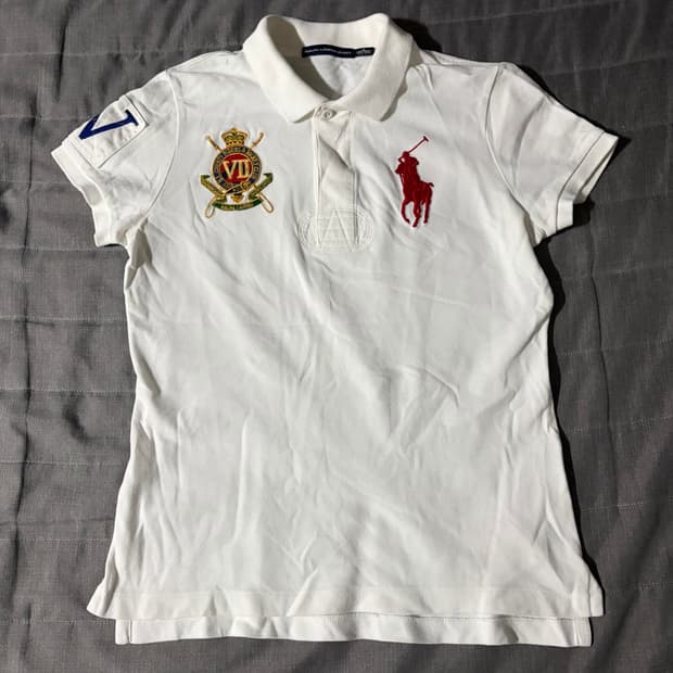 딱붙핏)폴로 빅포니 치프키프 흰빨 카라티