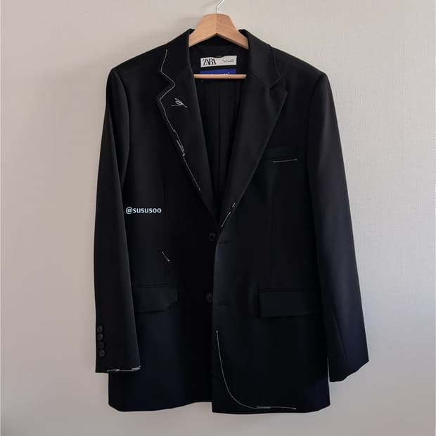 아더에러 자라 오버사이즈 블레이저 S (ZARA x Ader Error)