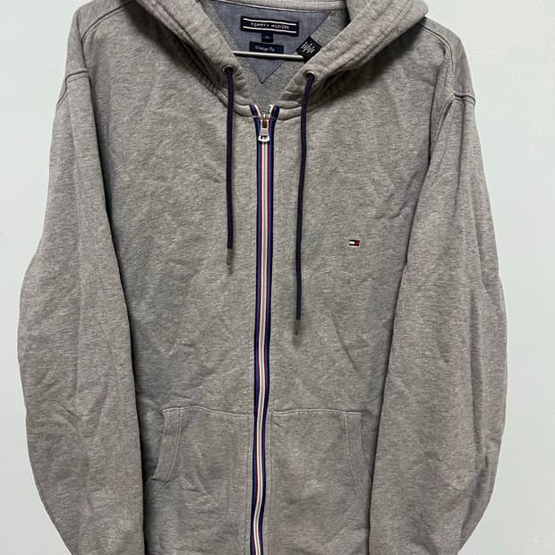 타미 힐피거 회색 후드집업